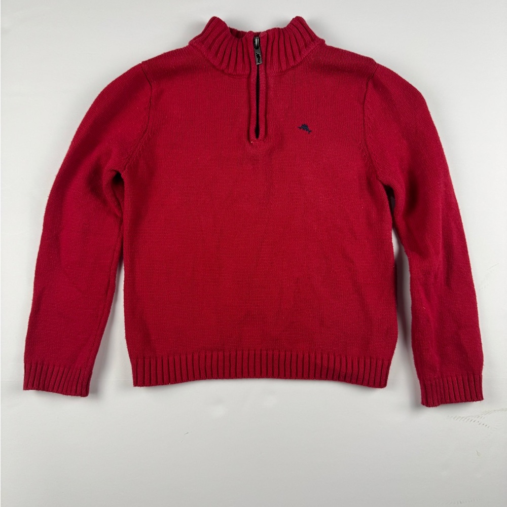 Tommy Bahama Kids' Red Half-Zip Sweater